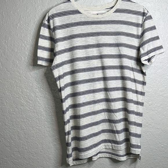 American Eagle Men’s Short Sleeve Striped Seriously Soft  Top - Picture 2 of 6